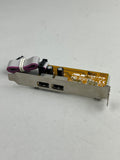 ASUS Motherboard USB/MIR 2-Port USB 1.1 Add-On Expansion Card w/Cable C100G5-A01